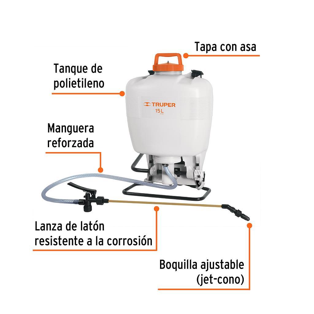 FUMIGADOR MOCHILA 15LTno causa ivaTRUPER
