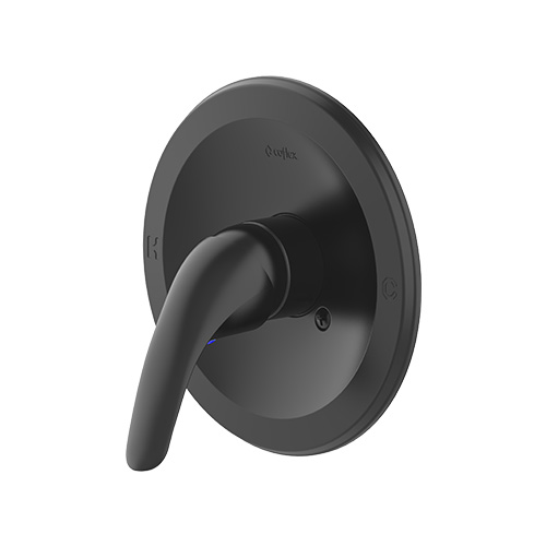 MONOMANDO PARA REGADERA  NEGRO MATE COFLEX