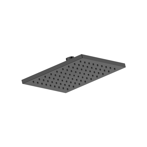 REGADERA DE CASCADA CUADRADA NEGRO MATE 20 X 20 cm SIN BRAZO COFLEX