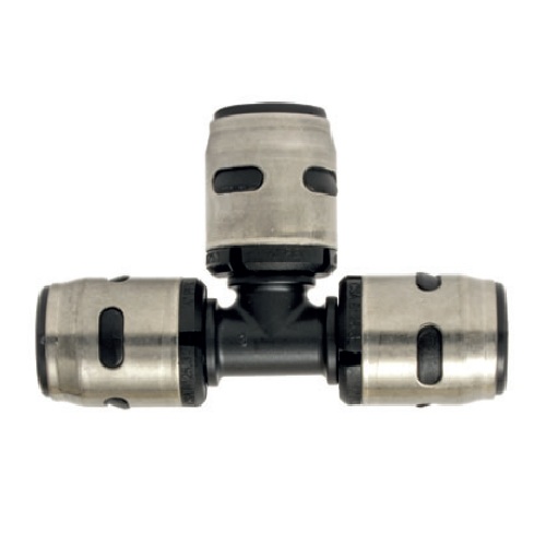 TEE REDUCCION 3/4" X 3/4" X 1" CONEXION RAPIDA PEX COFLEX