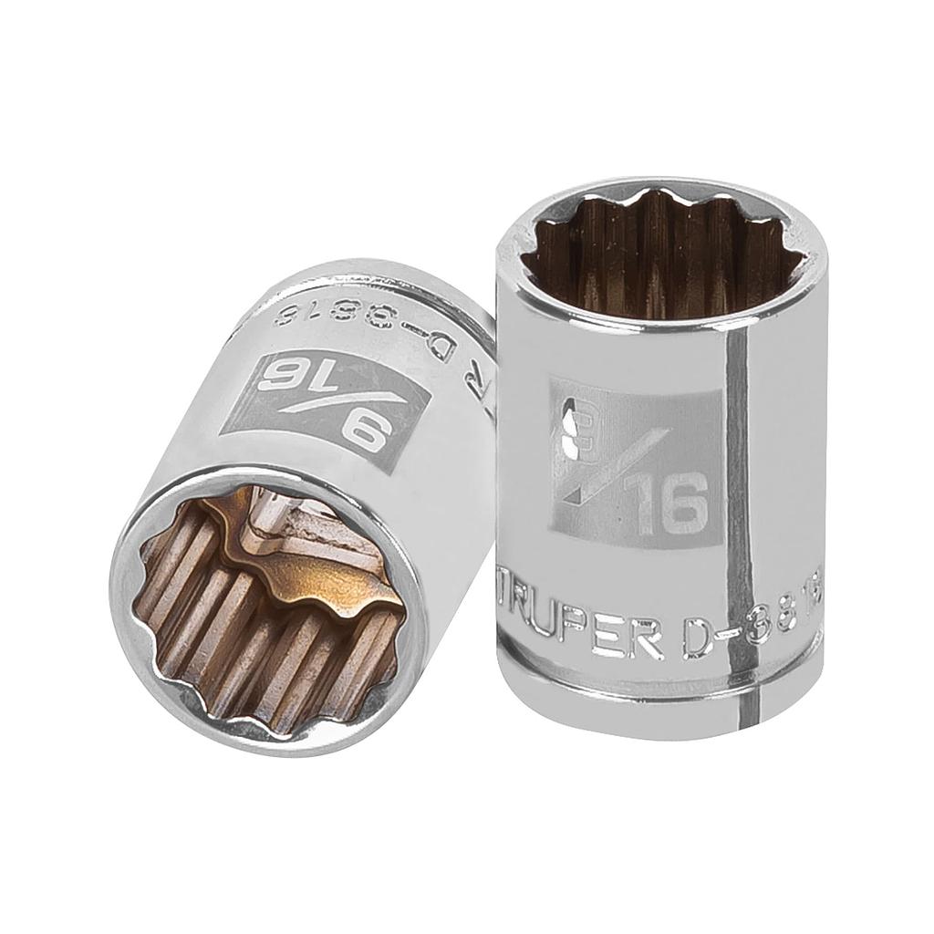 DADO 9/16 12 PUNTAS CUADRO 3/8 TRUPER