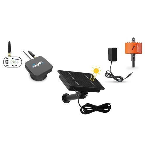 SENSOR DE NIVEL ULTRASONICO IOT SOLAR 312378, ROTOPLAS