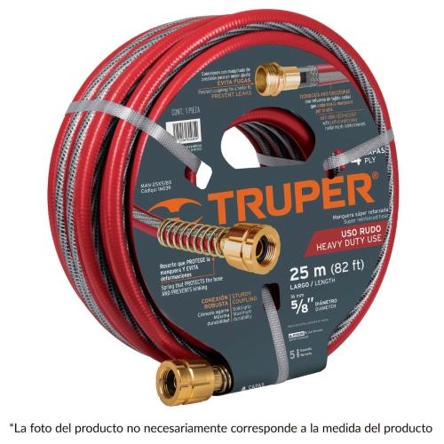 MANGUE 1/2 SUPER REFORZ 4 CAPAS 15M C/CONEX ALUM
