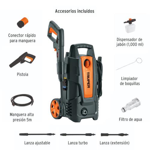 HIDROLAVADORA ELECTRICA 1500 PSI TRUPER