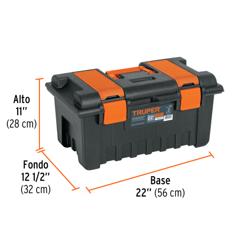 CAJA HERRAMIENTAS PLASTICO 22 TRUPER