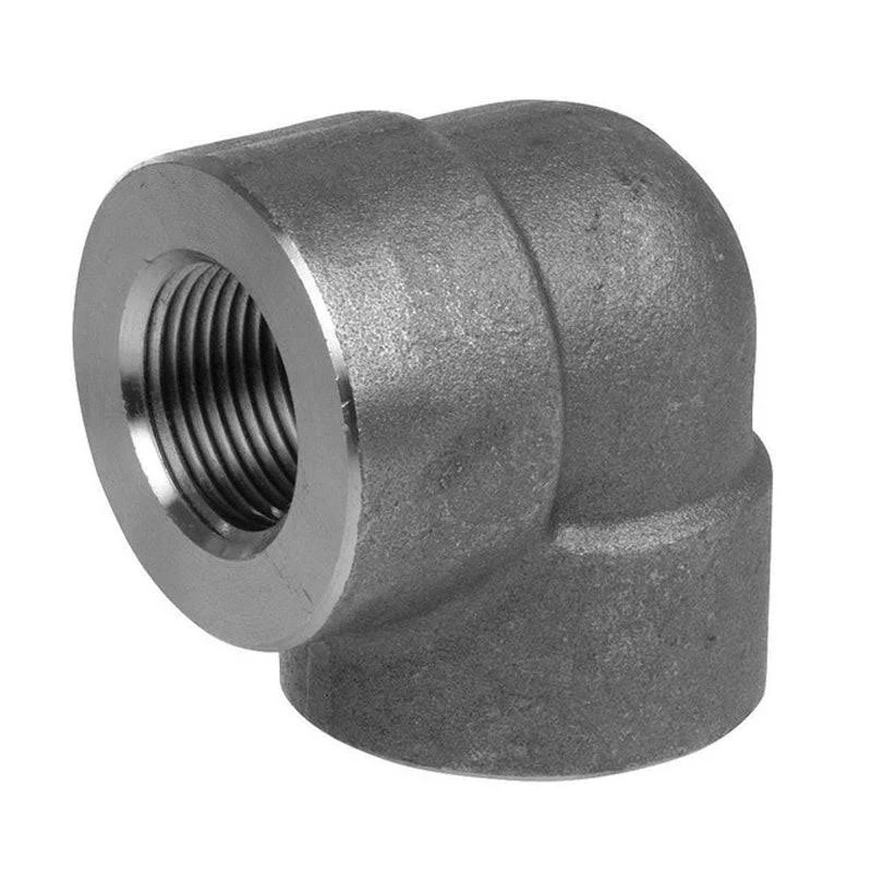 CODO DE ACERO ROSCABLE DE 2-1/2" X 90° CEDULA 80 PARA 3000 lb