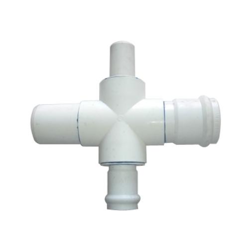 CRUZ PVC CON CAMPANA 2-1/2" X 2-1/2" INGLES