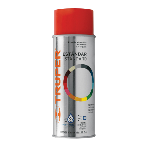 PINTURA EN AEROSOL ROJO 400 ml TRUPER ULTIMOS PRODUCTOS