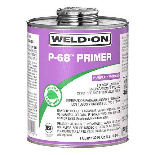 PRIMER P68 WELD-ON 1/8 LT MORADO