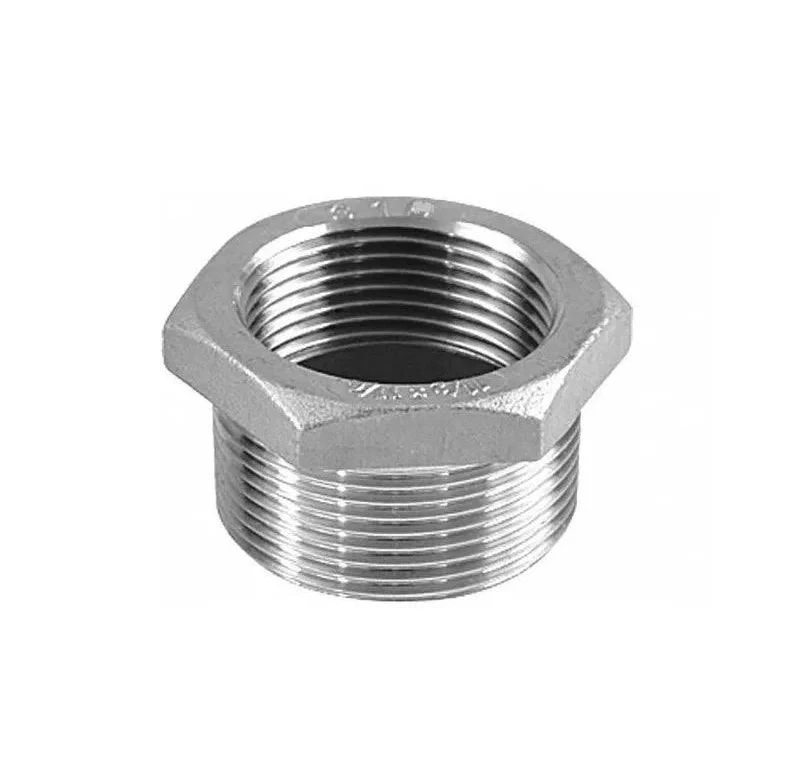 REDUCCION BUSHING ACERO INOXIDABLE ROSCABLE  2X11/4T304L