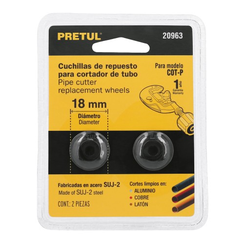 REPUESTO P/CORTA TUBO 2 PZ PRETUL
