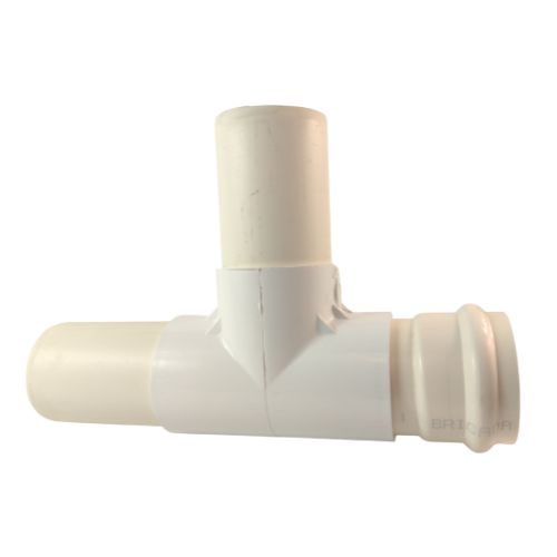 TEE PVC CON CAMPANA 4" X 4" INGLES
