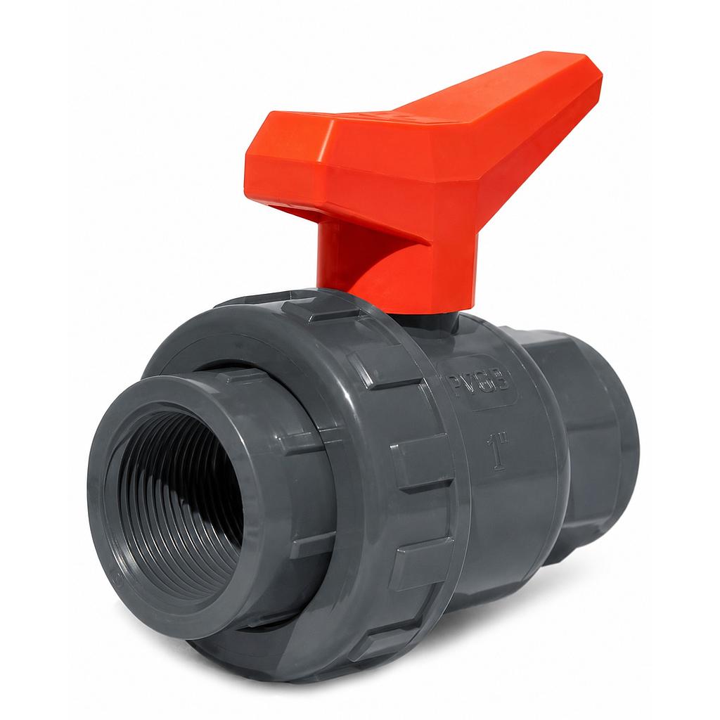 VAL UNION SENC CEM 11/4PVC GRIS AQUARAM