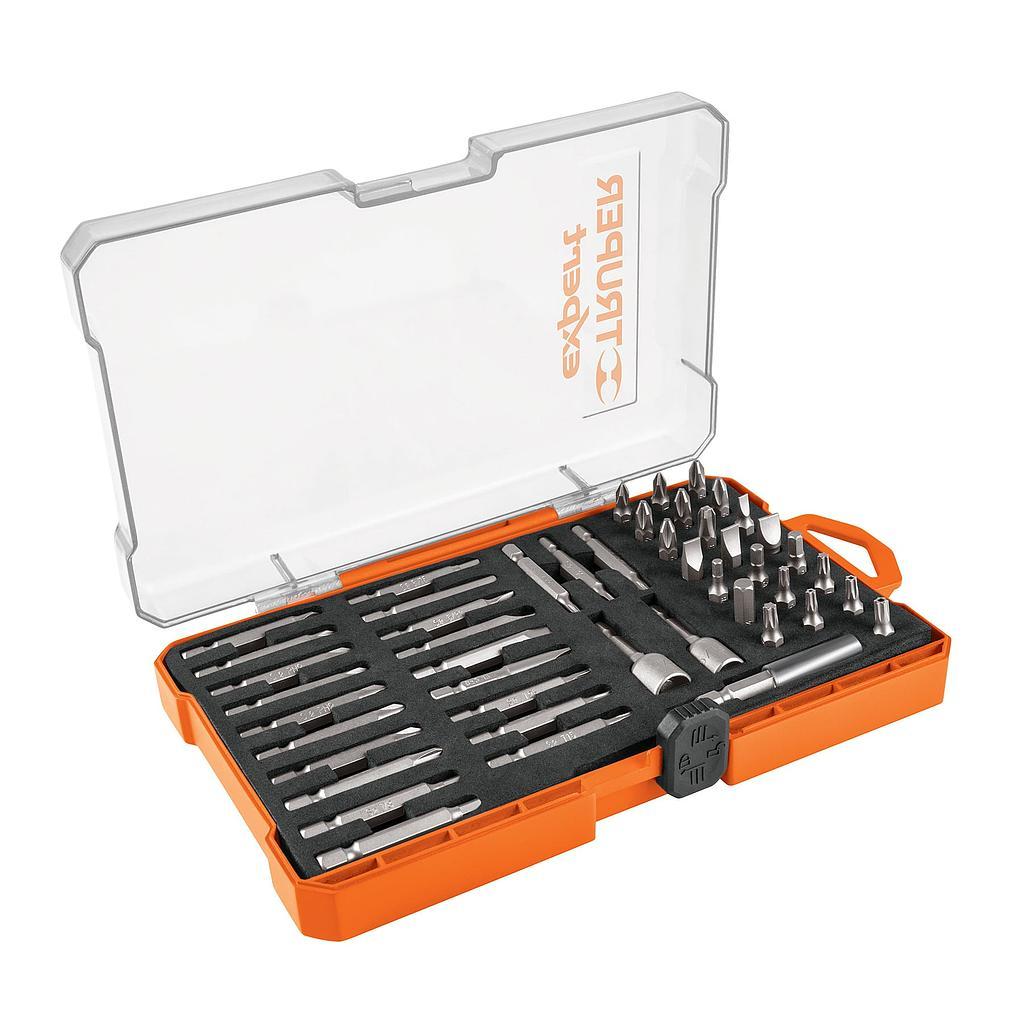 JUEGO DE 47 PUNTAS MIXTAS LARGOS 1 Y 2 EN ESTUCHE TRUPER