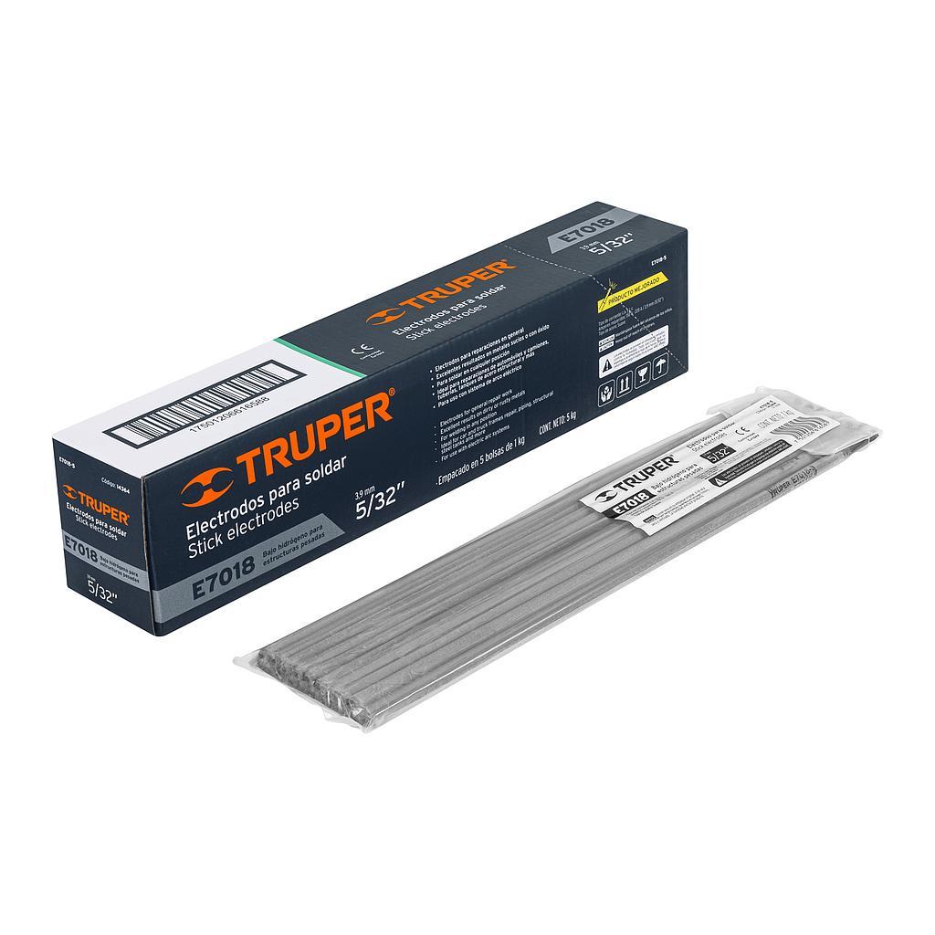 BOLSA CON 1 kg DE ELECTRODOS 7018 DE 1/8" VARILLA DE SOLDADURA TRUPER