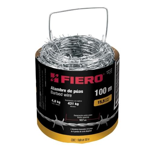 ALAMBRE DE PUAS 100MT 4.80KG C-15.5 FIER