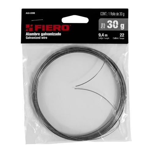 ALAMBRE GALVANIZADO CALIBRE 22 30 G FIERO