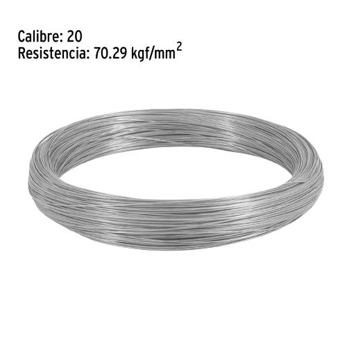 ALAMBRE GALVANIZADO CALIBRE 20 EN ROLLO DE 1 kg FIERO