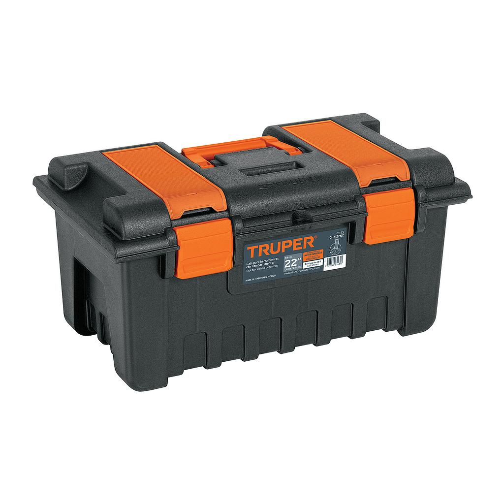 CAJA PARA HERRAMIENTA DE 22" CON COMPARTIMENTOS TRUPER