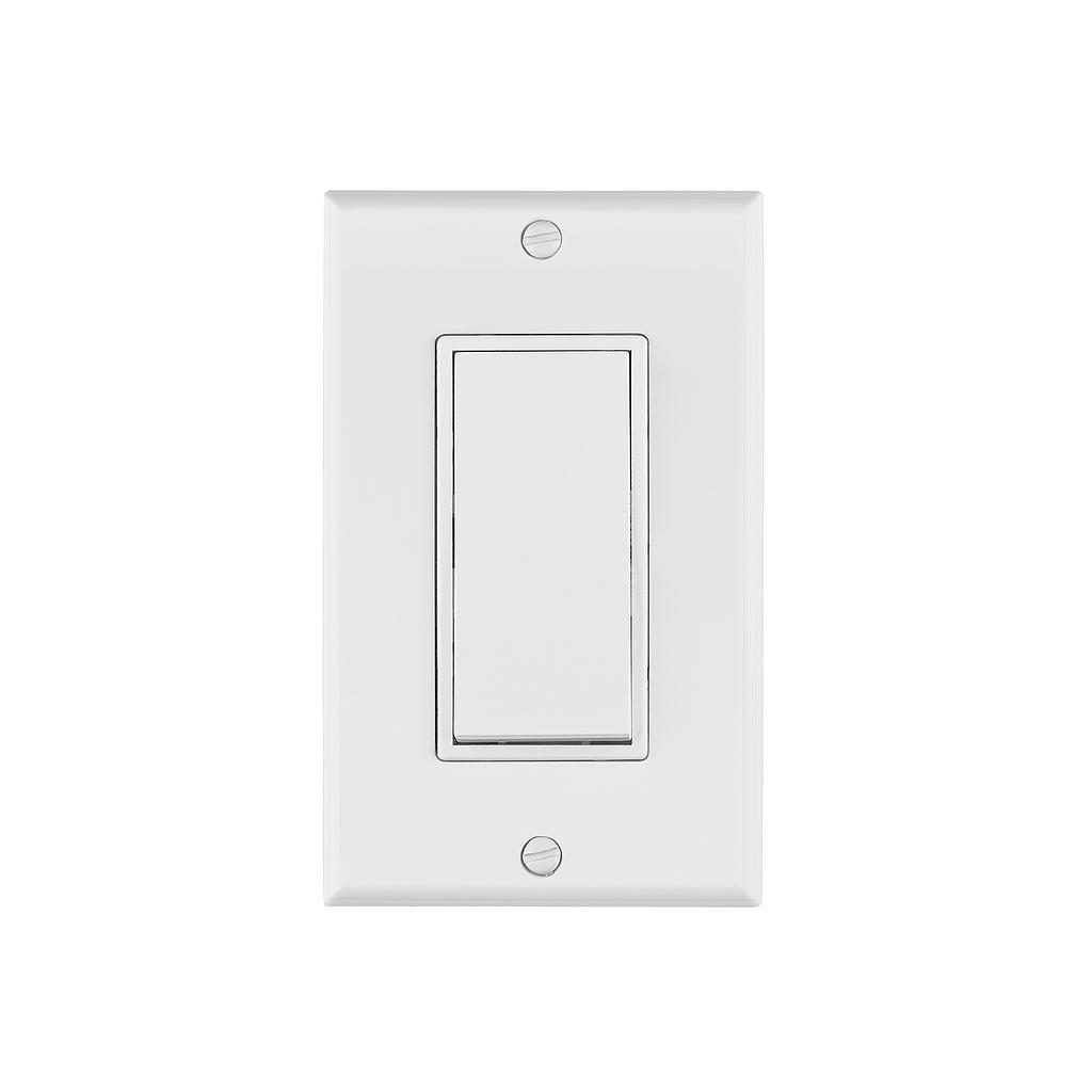 PLACA ARMADA CON INTERRUPTOR  DE TRES VIAS LINEA CLASSIC VOLTECK