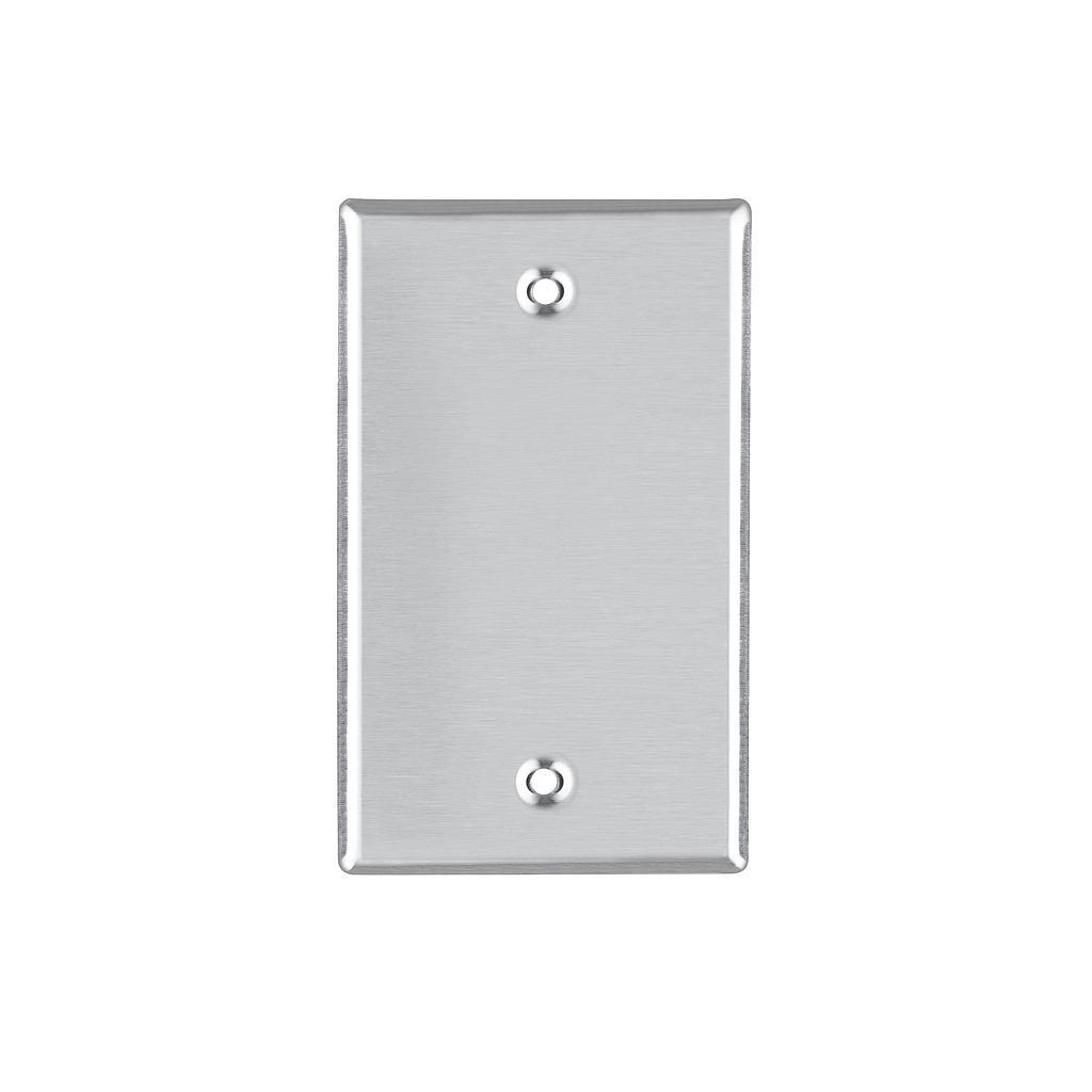 PLACA DE ACERO INOXIDABLE CIEGA  LINEA STANDARD VOLTECK