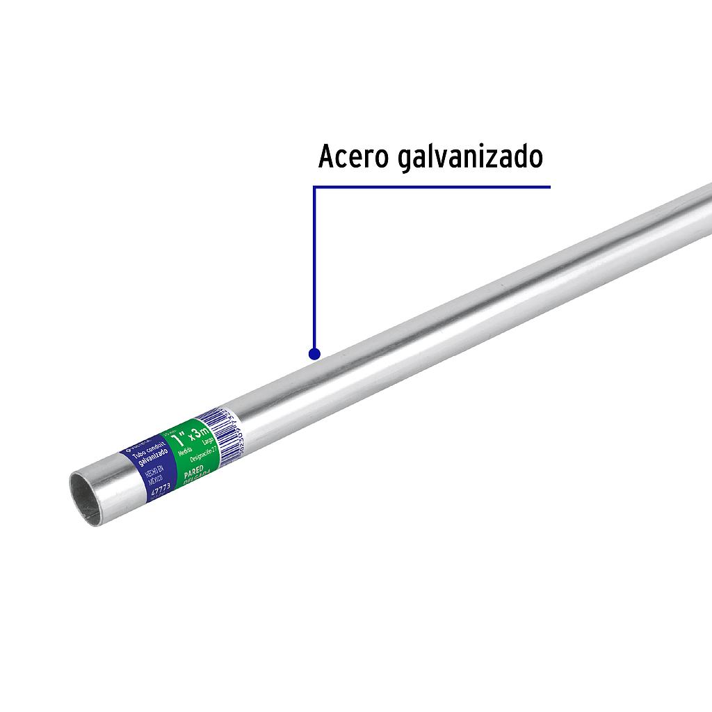 TUBO CONDUIT 1  PARED DELGADA 1.6 MM   3 METROS