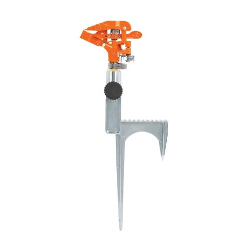 ASPERSOR METALICO 14" DOS VIAS REFORZADO ESTACA DE ESCALON