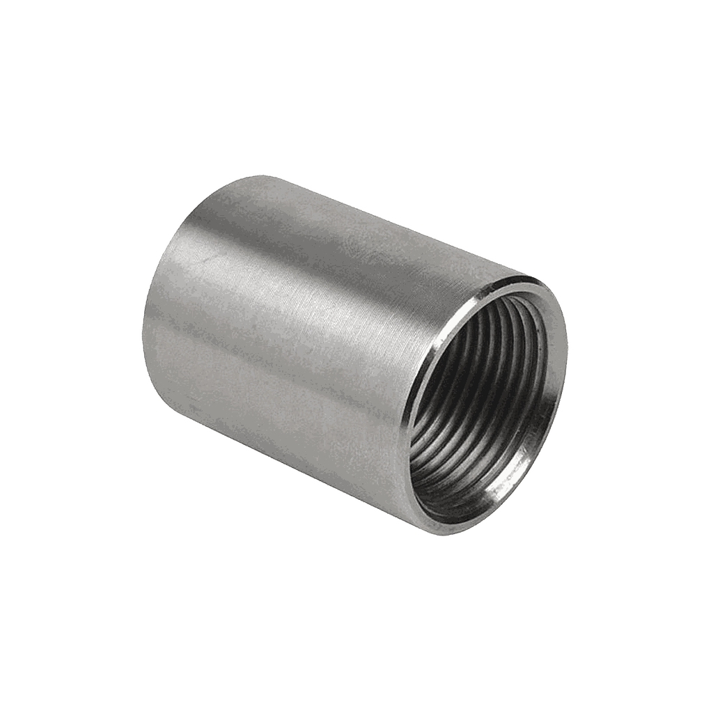 COPLE DE ACERO INOXIDABLE DE 1/2" T304L CEDULA 40