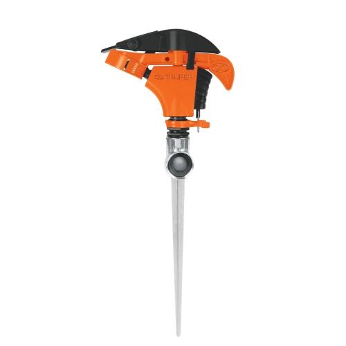 ASPERSOR PLASTICO 11" UNA VIA ESTACA METALICA TRUPER