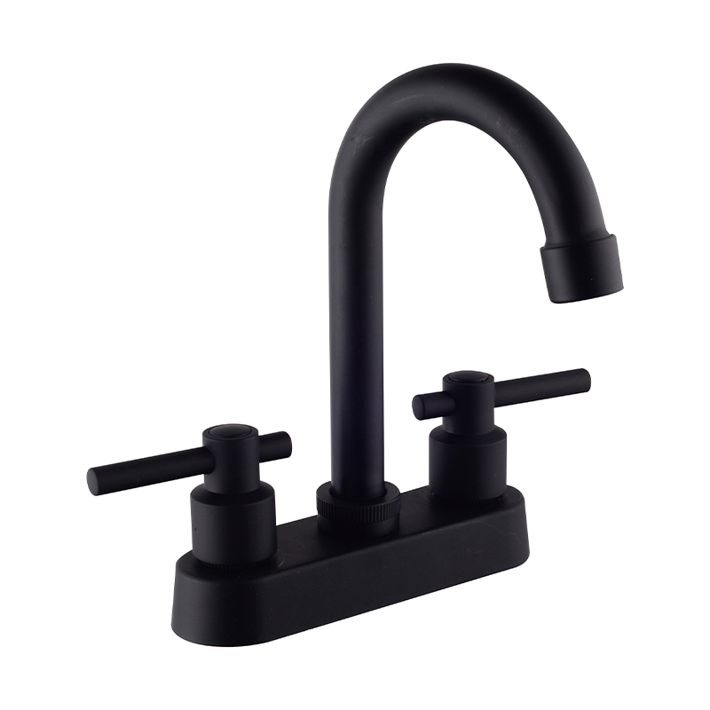 MEZCLADORA DE 4" TIPO BAR PARA LAVABO ACABADO NEGRO DICA sobre pedido