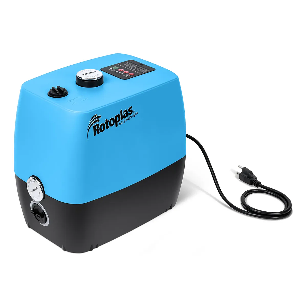 PRESURIZADOR INTELIGENTE 1/2 HP (192w)Modelo PIFV-P1/2HP-L67 ROTOPLAS DE 1 HASTA 4 SERVICIOS