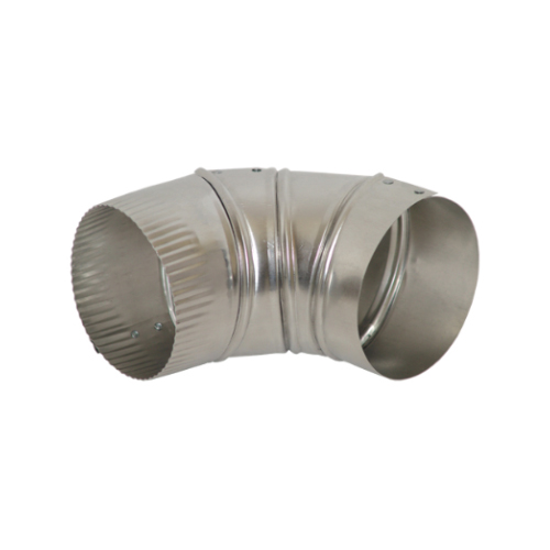 CODO RIGIDO DE ALUMINIO USO DOMESTICO DE 4" X 90º PARA DUCTO COFLEX