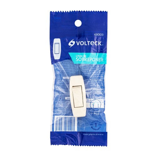 INTERRUPTOR DE PASO 3A PARA LÁMPARA. 127V VOLTECK