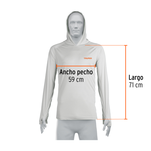 PLAYERA DE PROTECCION SOLAR GDE TRUPER