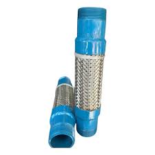 JUNTA ANTIVIBRATORIA 2" X 1.50 MT CON NIPLE ROSCA MACHO CEDULA 40 ACERO AL CARBON EN AMBOS LADOS