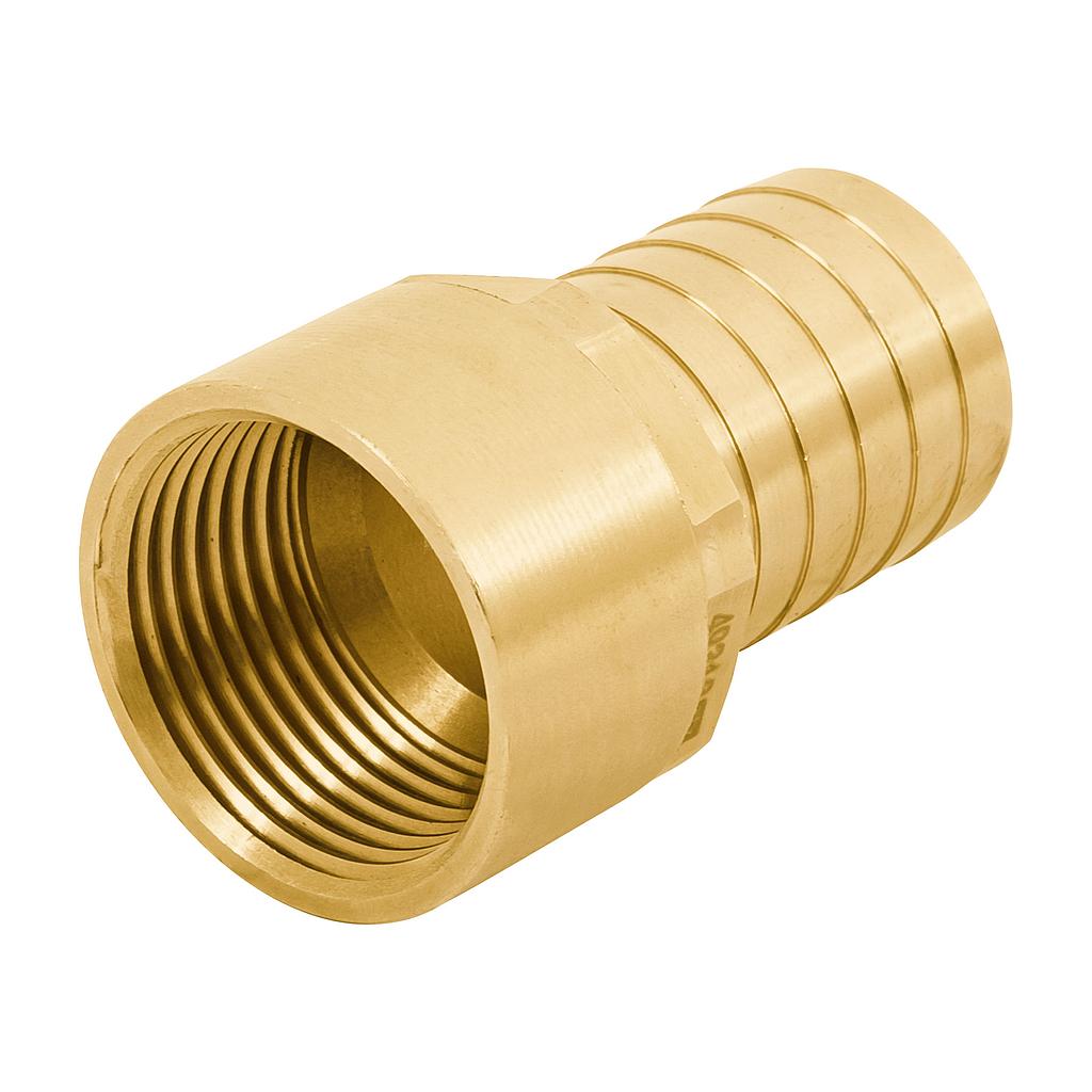 ADAPTADOR HEMBRA DE LATON DE 1" PARA MANGUERA FOSET