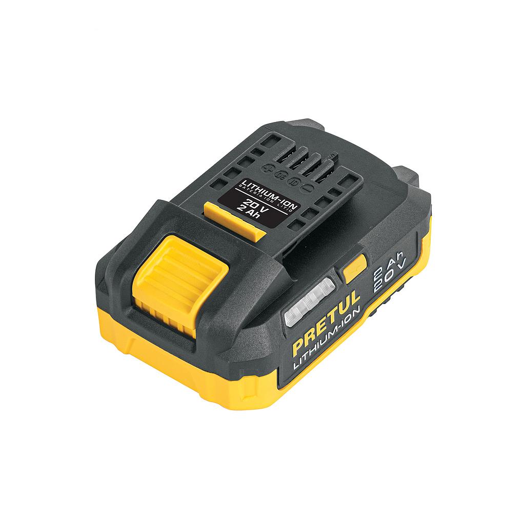 BATERIA ION LITIO PARA MAQUINA INALAMBRICA 20V 2Ah PRETUL