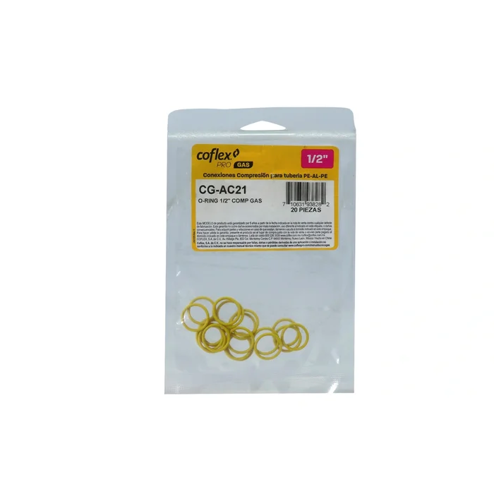 REFACCIONES O-RINGS  PARA TUBERIA PE AL PE DE 1/2 COFLEX