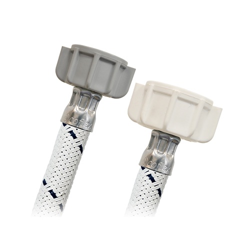 CONECTOR FLEXIBLE DE VINILO BLANCO PARA WC 1/2" X 7/8" ROSCA TERMOPLASTICA COFLEX