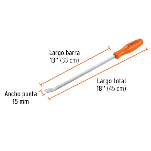 BARRA DE PALANCA LARGO TOTAL 18 TRUPER