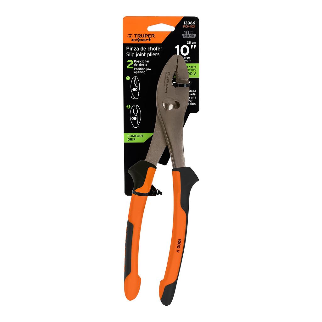 PINZA PARA CHOFER 10' MANGO COMFORT GRIP, TRUPER EXPERT