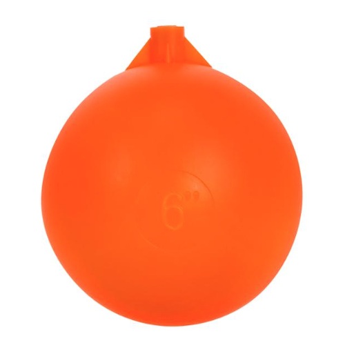 FLOTADOR DE PLASTICO 6" CON VARILLA DE 1/4" X 27 cm