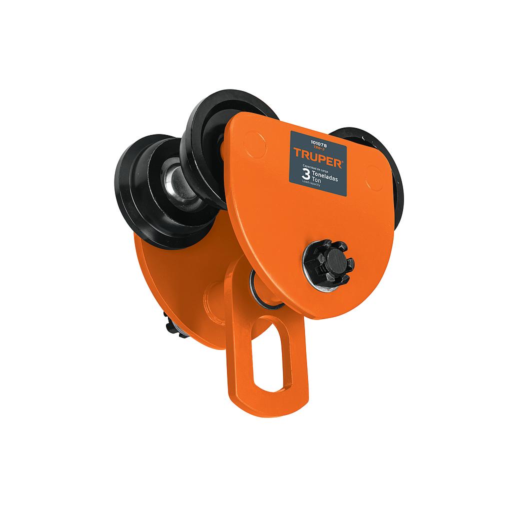 TROLE DE CARGA 3 TON ´PARA VIGAS IPS AJUSTABLE TRUPER