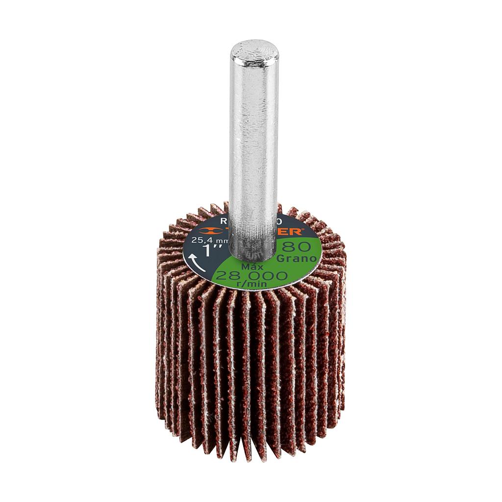 RUEDA FLAP DE 1 GRANO 80 TRUPER