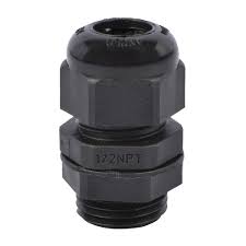 CONECTOR GLANDULA NYLON NEGRO PLASTICO 3/4