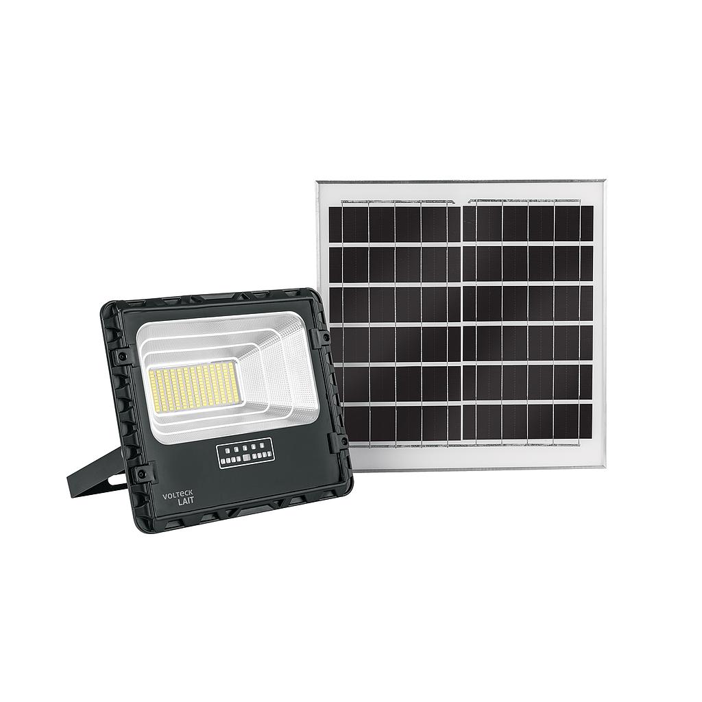 REFLECTOR LED 100W CON PANEL SOLAR  LUZ DE DIA  VOLTECK