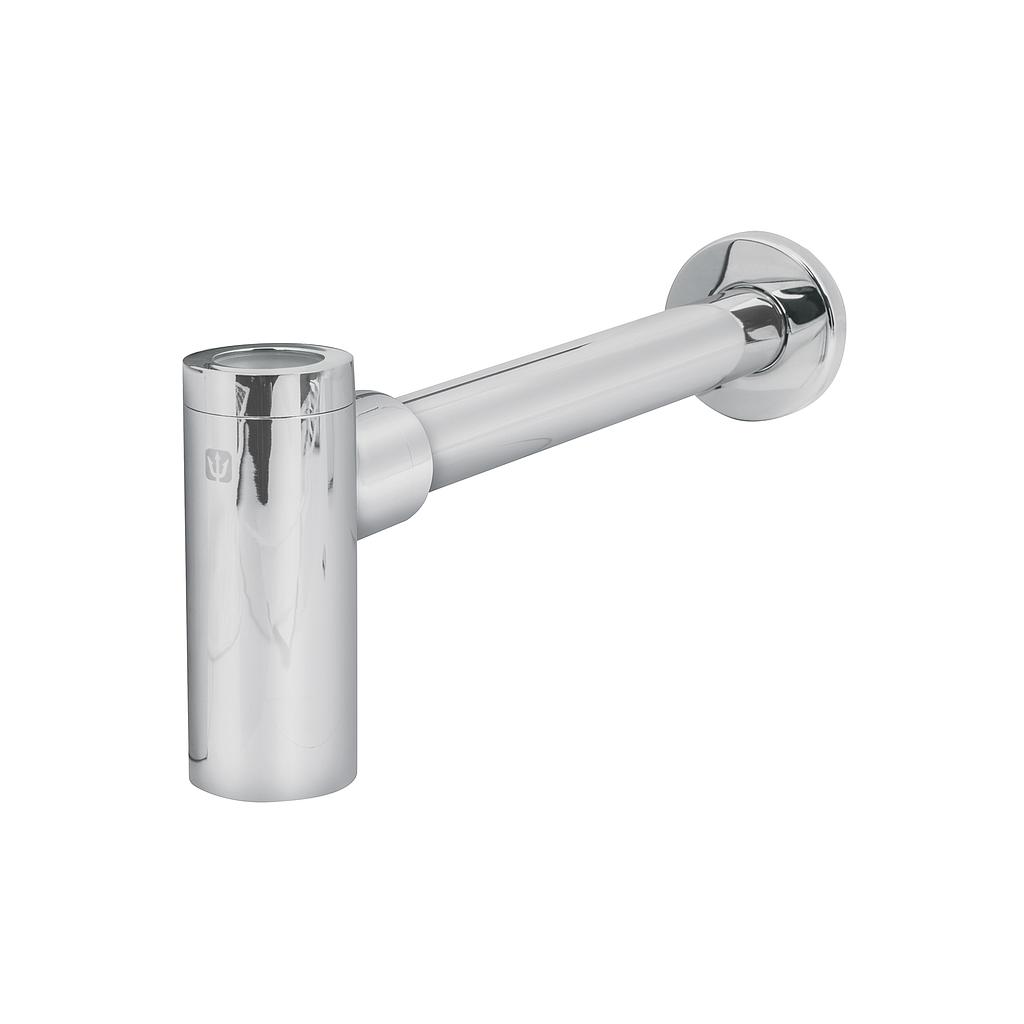 CESPOL DE BOTE MINIMALISTA DE 1-1/4" CROMO PARA LAVABO FOSET