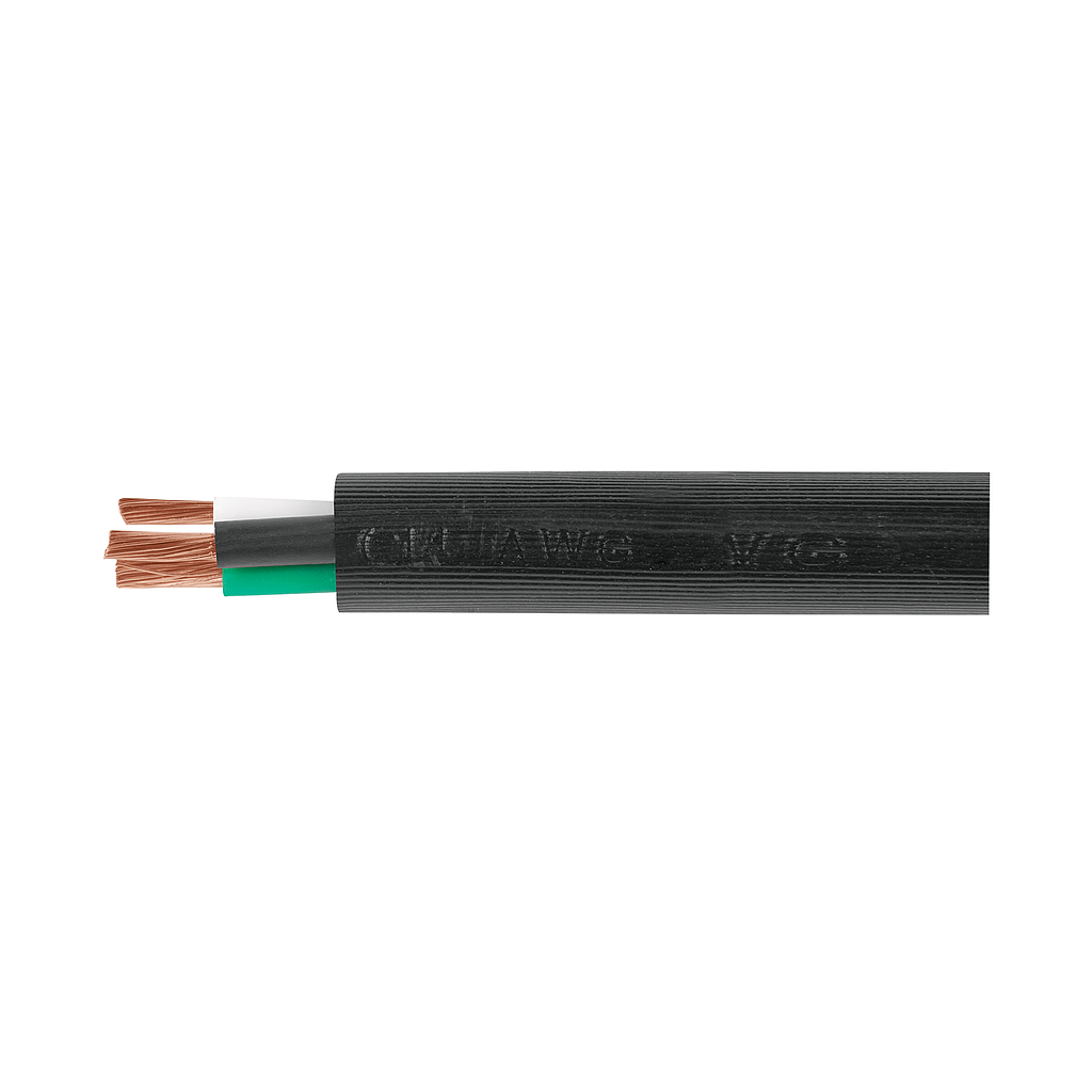METRO DE CABLE USO EXTRA RUDO 3X14 AWG EN ROLLO DE 100 M