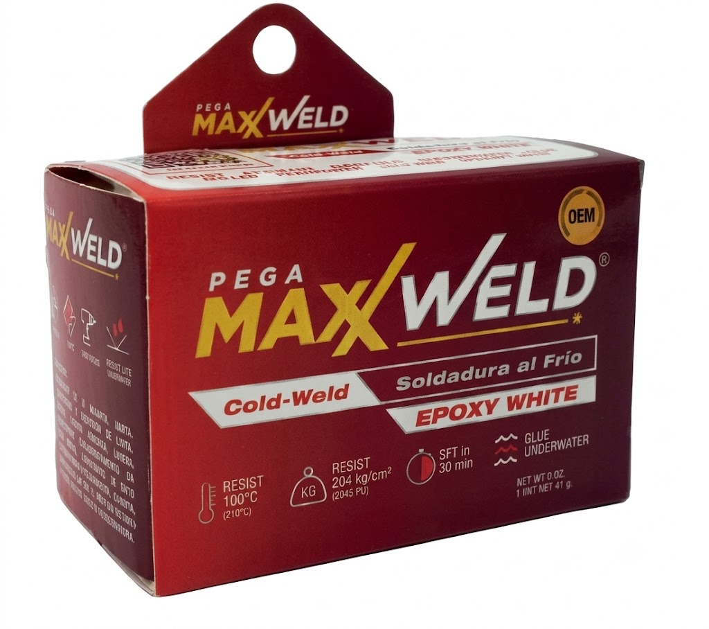 PEGAMENTO EPOXICO 57 GRS BLANCO MAXXWELD