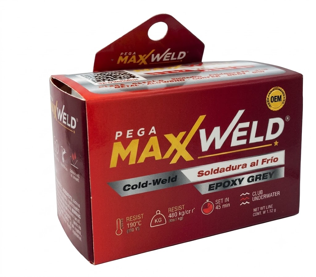 PEGAMENTO EPOXICO 57 g GRIS MAXXWELD